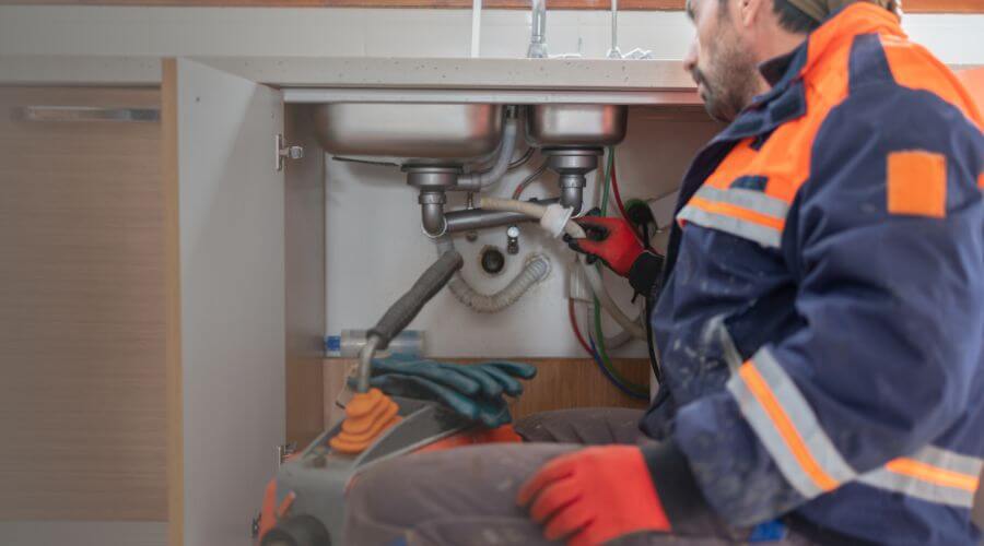 Professional slab leak plumber services in New Salisbury, IN